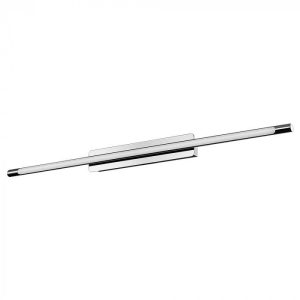 12W LED elegáns falilámpa króm, üveg IP20 4000K - 3902