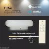 26W LED dimmelhető design csillár szögletes fehér - 3970 - Image 2