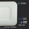 26W LED dimmelhető design csillár szögletes fehér - 3970 - Image 5