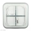 26W LED dimmelhető design csillár szögletes fehér - 3970 - Image 4