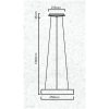 30W LED gyűrű csillár fehér dimmelhető 3000K - 3995 - Image 2