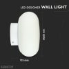 12W LED dimmelhető designer fali lámpa fehér 3000K - 40041 - Image 2