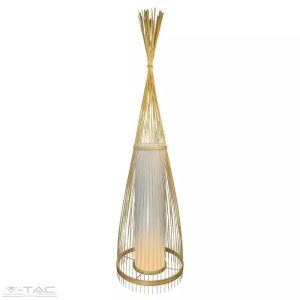 Rattan design állólámpa E27 foglalattal ø300mm - 40571