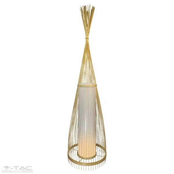 Rattan design állólámpa E27 foglalattal ø300mm - 40571