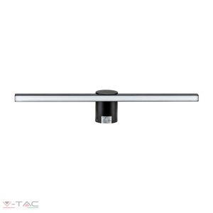 10W LED-es tükörvilágítás fekete 4000K - 405841