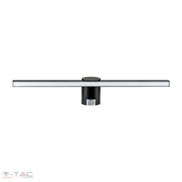 10W LED-es tükörvilágítás fekete 3000K - 405831