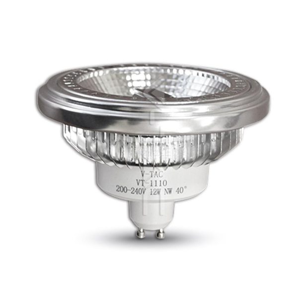 LED Spotlámpa - AR111 12W GU10 Beam 40 Sharp Chip 6400K - 4225