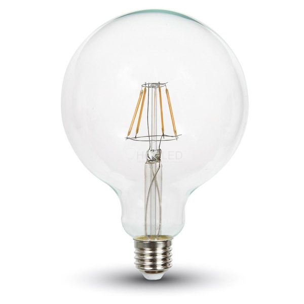 Dimmelhető Retro LED izzó - 4W Filament Patent E27 G125 Meleg fehér 4399