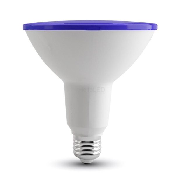 LED izzó - 15W PAR38 E27 IP65 30° Kék - 4420