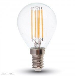 Retro LED izzó - 4W Filament E14 P45 4000K - 4425