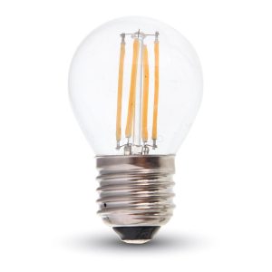 Retro LED izzó - 4W Filament E27 G45 Természetes fehér 4427