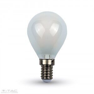 Retro LED izzó - 4W Filament opál E14 P45 6400K - 44941