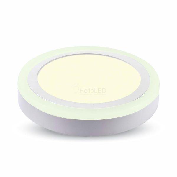 6W   2W LED felületre szerelhető Panel - kör alakú 6000K - 4892