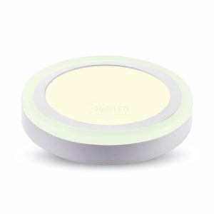 18W   3W LED felületre szerelhető Panel - Kör alakú 3000K - 4896