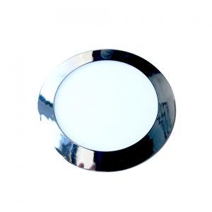 24W LED Slim Panel króm kerek 3000K - 6352