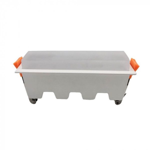 10W LED panel süllyeszthető, üvegtégla 6400K - 6412
