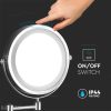 3W LED elemes sminktükör nagyítóval - 6628 - Image 4