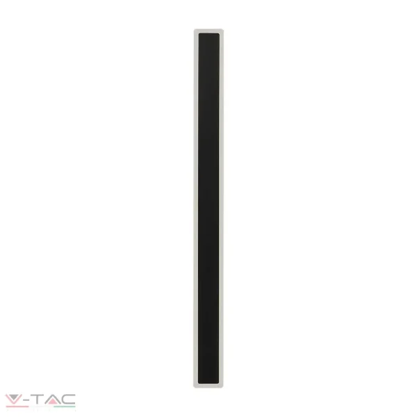 17W LED fekete fali lámpa 4000K IP65 - 6831