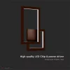 20W LED fali lámpa Corten 4000K IP20 - 6841 - Image 2