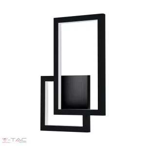 20W LED fali lámpa fekete 4000K IP20 - 6843