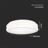 38W Fehér keretes LED TRIAC dimmelhető mennyezeti lámpa kör 4000K - 6909 - Image 2