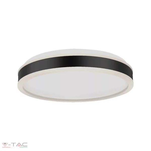38W Fekete keretes LED TRIAC dimmelhető mennyezeti lámpa kör 4000K - 6908