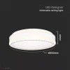 42W Fehér keretes LED TRIAC dimmelhető mennyezeti lámpa kör 4000K - 6912 - Image 2