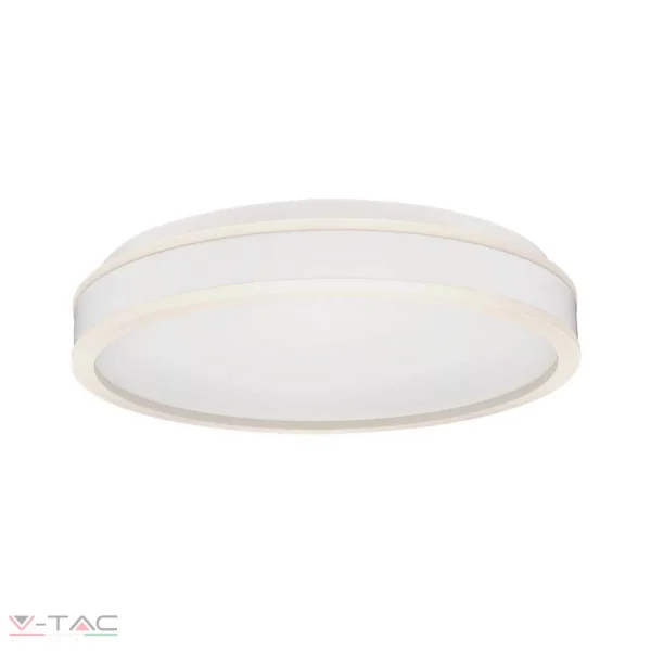 42W Fehér keretes LED TRIAC dimmelhető mennyezeti lámpa kör 4000K - 6912