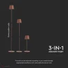 4W LED állólámpa Corten 3000K IP54 - 7008 - Image 2