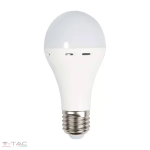 9W LED izzó E27 A70 beépített készenléti akkumulátorral 4000K - 7010