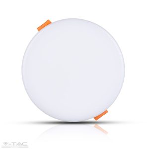 18W keret nélküli süllyeszthető kör (állítható) LED panel Samsung chip 6400K - PRO735