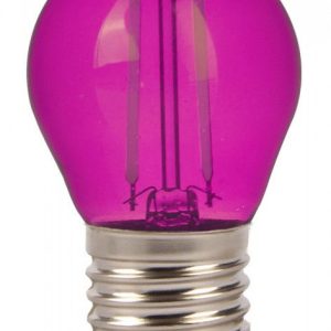 Retro LED izzó - 2W Filament E27 G45 Pink - 7410