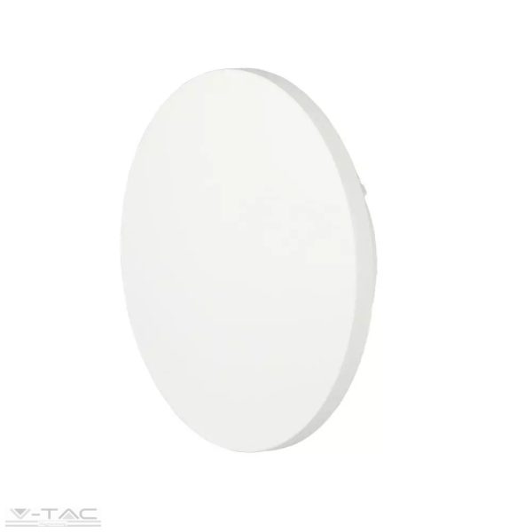 6W fehér kerek fali lámpa, hátra világít, IP65 4000K - 7525