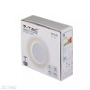 6W fehér kerek fali lámpa, hátra világít, IP65 4000K - 7525 - Image 4