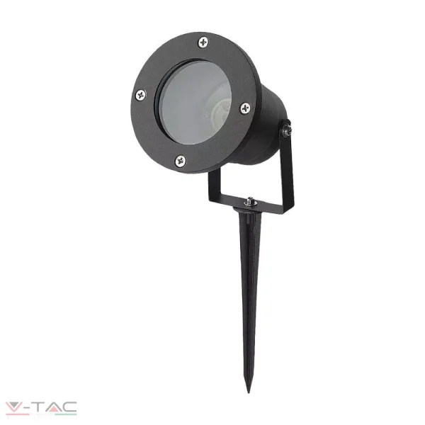 Fekete kerti tüske GU10 foglalattal IP65 - 7571