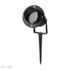 Fekete kerti tüske GU10 foglalattal IP65 - 7572