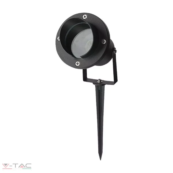 Fekete kerti tüske GU10 foglalattal IP65 - 7572