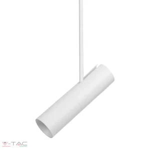 Fehér fém függeszték GU10 foglalattal - 7574