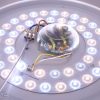 48W dimmelhető kristály hatású LED mennyezeti design lámpa 3 in 1 vezérlővel - 7600 - Image 2