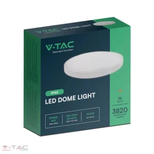 36W LED Mennyezeti lámpa kör fehér 3000K IP44 - 76211