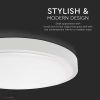 30W Fehér LED Mennyezeti lámpa kör 4000K IP44 - 7622 - Image 2