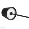 2W fekete LED asztali lámpa 4400mA 3000K IP54 - 7652 - Image 3