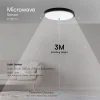 18W fekete LED mozgásérzékelős mennyezeti lámpa kör 4000K IP44 - 76691-24 - Image 5