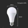15W LED izzó E27 A90 beépített készenléti akkumulátorral 4000K - 7795 - Image 5