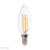 5,5W Dimmelhető Retro LED izzó E14 gyertya 3000K - 7806 - Image 2
