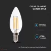 5,5W Dimmelhető Retro LED izzó E14 gyertya 3000K - 7806 - Image 3