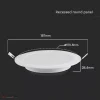 12W Kör LED Panel süllyeszthető Samsung chip 3000K - 78611 - Image 2