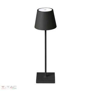 3W fekete LED újratölthető asztali lámpa 4000K - 7888