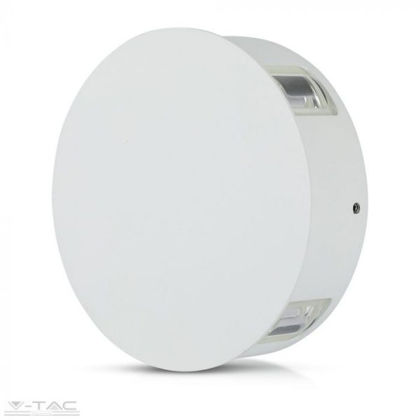 4W LED fehér kör fali lámpa 4000K IP65 - 8214