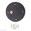 4W LED fekete kör fali lámpa 3000K IP65 - 8215 - Image 8